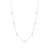 Vixonna Women's CZ Charm Choker Necklace 925 Silver White Gold