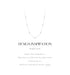 Vixonna Women's CZ Charm Choker Necklace 925 Silver White Gold