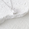 Vixonna Women's Emerald Cut Moissanite Pendant Necklace 925 Silver D Color VVS1