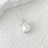 Vixonna Women's Emerald Cut Moissanite Pendant Necklace 925 Silver D Color VVS1