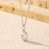 Vixonna Women's Geometric Moissanite Pendant Necklace 925 Silver D Color