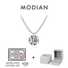 Vixonna Women's Geometric Moissanite Pendant Necklace 925 Silver D Color