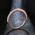 Vixonna Women's Moissanite Band Ring 925 Silver D Color VVS1 Round