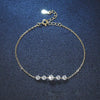 Vixonna Women's Moissanite Bracelet 925 Silver D Color VVS1 Round