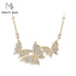 Vixonna Women's Moissanite Butterfly Necklace 925 Silver D Color VVS1