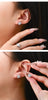 Vixonna Women's Moissanite Clover Stud Earrings 925 Silver D Color VVS1