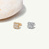 Vixonna Women's Moissanite Clover Stud Earrings 925 Silver D Color VVS1