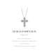 Vixonna Women's Moissanite Cross Pendant Necklace 3ct 925 Silver D Color VVS1