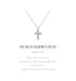 Vixonna Women's Moissanite Cross Pendant Necklace 925 Silver D Color VVS1