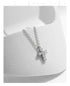 Vixonna Women's Moissanite Cross Pendant Necklace 925 Silver D Color VVS1