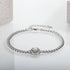 Vixonna Women's Moissanite Cuban Chain Bracelet 925 Silver