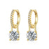 Vixonna Women's Moissanite Dangle Hoop Earrings 925 Silver D Color VVS1