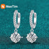 Vixonna Women's Moissanite Drop Earrings 925 Silver D Color VVS1
