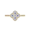 Vixonna Women's Moissanite Engagement Ring 925 Silver D Color VVS1
