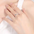 Vixonna Women's Moissanite Engagement Ring 925 Silver D Color VVS1