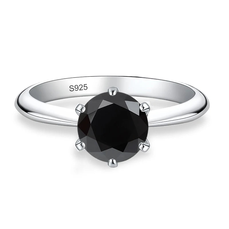 Vixonna Women's Moissanite Engagement Wedding Ring 925 Silver 18K Gold Plated