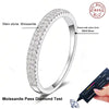 Vixonna Women's Moissanite Eternity Band Ring 925 Silver D Color VVS1