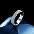 Vixonna Women's Moissanite Eternity Band Wedding Ring 925 Silver D Color VVS1