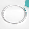 Vixonna Women's Moissanite Eternity Bracelet Bangle 925 Silver 2.017ct