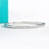 Vixonna Women's Moissanite Eternity Bracelet Bangle 925 Silver 2.017ct
