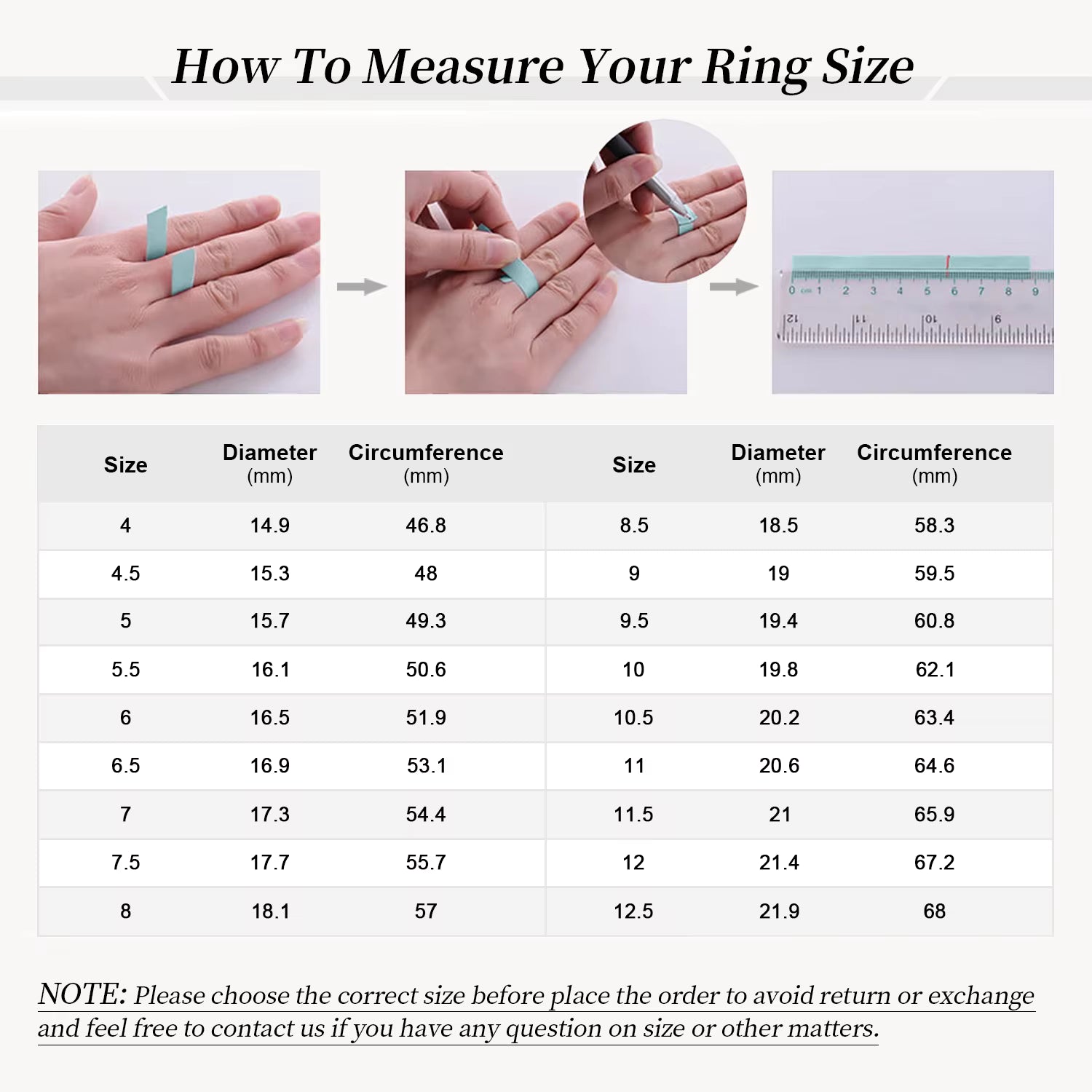 Vixonna Women's Moissanite Eternity Engagement Ring 925 Silver D Color VVS1
