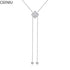 Vixonna Women's Moissanite Flower Pendant Necklace 925 Silver D Color VVS1