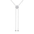 Vixonna Women's Moissanite Flower Pendant Necklace 925 Silver D Color VVS1