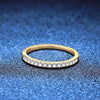 Vixonna Women's Moissanite Full Eternity Wedding Band Ring 925 Silver D Color