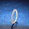 Vixonna Women's Moissanite Full Eternity Wedding Band Ring 925 Silver D Color