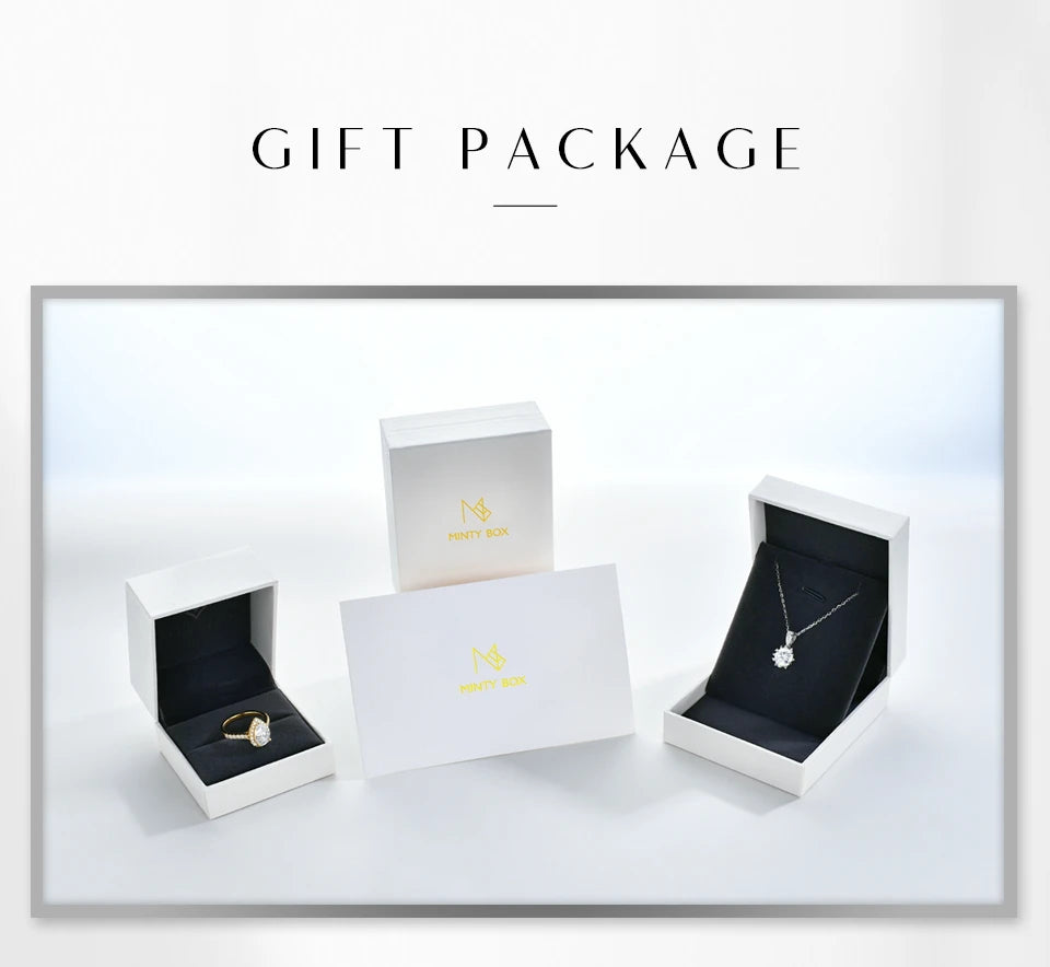 Vixonna Women's Moissanite Geometric Necklace 925 Silver 18k Gold Plated D Color VVS1