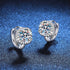 Vixonna Women's Moissanite Hoop Earrings 925 Silver D Color VVS1