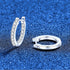 Vixonna Women's Moissanite Hoop Earrings 925 Silver D Color VVS1
