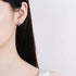Vixonna Women's Moissanite Hoop Earrings 925 Silver D Color VVS1