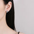 Vixonna Women's Moissanite Hoop Earrings 925 Silver D Color VVS1