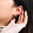 Vixonna Women's Moissanite Hoop Earrings 925 Silver D Color VVS1
