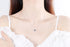 Vixonna Women's Moissanite Pendant Necklace 1ct Art Deco