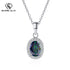 Vixonna Women's Moissanite Pendant Necklace 1ct D Color 925 Silver
