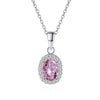 Vixonna Women's Moissanite Pendant Necklace 1ct D Color 925 Silver