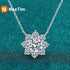 Vixonna Women's Moissanite Pendant Necklace 925 Silver 1ct D Color VVS1