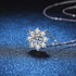 Vixonna Women's Moissanite Pendant Necklace 925 Silver 1ct D Color VVS1