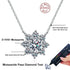 Vixonna Women's Moissanite Pendant Necklace 925 Silver 1ct D Color VVS1