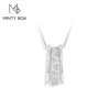 Vixonna Women's Moissanite Pendant Necklace 925 Silver D Color VVS1