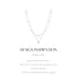 Vixonna Women's Moissanite Pendant Necklace 925 Silver D Color VVS1