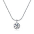 Vixonna Women's Moissanite Pendant Necklace 925 Silver D Color VVS1