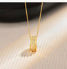 Vixonna Women's Moissanite Pendant Necklace 925 Silver D Color VVS1