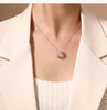 Vixonna Women's Moissanite Pendant Necklace 925 Silver D Color VVS1
