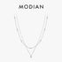 Vixonna Women's Moissanite Pendant Necklace 925 Silver D Color VVS1