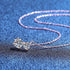 Vixonna Women's Moissanite Pendant Necklace 925 Silver D Color VVS1