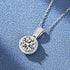 Vixonna Women's Moissanite Pendant Necklace 925 Silver D Color VVS1