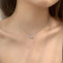 Vixonna Women's Moissanite Pendant Necklace 925 Silver D Color VVS1